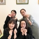 麻✖︎天然石！の講座の風景