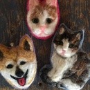 羊毛フェルトで世界に一つ！ブローチ作り🎶の講座の風景