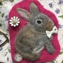 羊毛フェルトで世界に一つ！ブローチ作り🎶の講座の風景