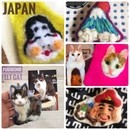 羊毛フェルトで世界に一つ！ブローチ作り🎶の講座の風景