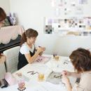 【ピン曲げ・テグス編み】初歩から楽しくレッスンの講座の風景