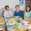 タイ料理教室　スタジオアロイの講座の風景