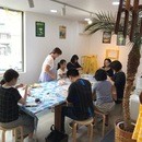 リボンレイ・ハンドメイドのお教室マカナアロハの講座の風景