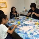 リボンレイ・ハンドメイドのお教室マカナアロハの講座の風景