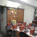 とんぼ玉工房『青い竜宮城』の講座の風景