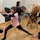 町田八丈太鼓教室の講座の風景