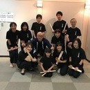 町田八丈太鼓教室の講座の風景