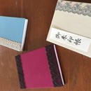 自分だけの御朱印帳作りワークショップ の講座の風景