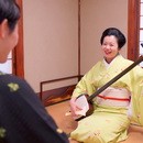 東京・日本橋人形町の常磐津・端唄三味線教室の講座の風景