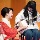 東京・日本橋人形町の常磐津・端唄三味線教室の講座の風景