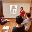 子供の「未来を生きる力」を育む対話型アート鑑賞講座の講座の風景