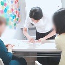 プレゼントラッピング、熨斗講座♫の講座の風景