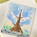 手形・足形アート教室みなとの講座の風景