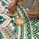 ヘナアートをゆるっと楽しむワークショップの講座の風景