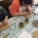 アートとクラフトと心理学で心が軽くなるの講座の風景