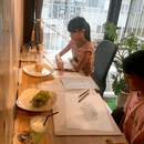 描くことで「自分を発見する」レッスンの講座の風景