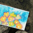 染色絵画でオリジナルファブリック作り!!の講座の風景