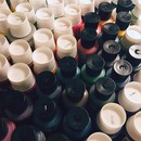 染色絵画でオリジナルファブリック作り!!の講座の風景