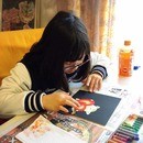 NOANOA　CHALKART WORKSの講座の風景
