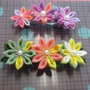 初心者歓迎‼　つまみ細工の講座の風景