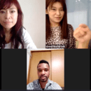 TOMOKO ENGLISH（zoomオンライン）の講座の風景