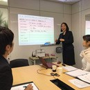 WEBでマンツー「誰でもできる女性のための営業術」の講座の風景