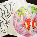 ワクワク楽しいすぐにお家に飾れるシルクのアート　の講座の風景