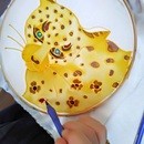 ワクワク楽しいすぐにお家に飾れるシルクのアート　の講座の風景