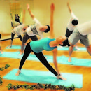 OKヨガ教室（体が固い人のためのヨガ・経営者ヨガ）の講座の風景