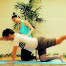 OKヨガ教室（体が固い人のためのヨガ・経営者ヨガ）の講座の風景