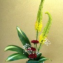 ご自宅の飾りたい場所に合わせて花レッスンをしますの講座の風景