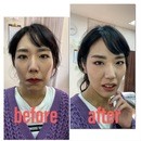 【メイクレッスン】福岡Frame自分のお顔メイク♪の講座の風景