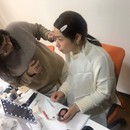 【メイクレッスン】福岡Frame自分のお顔メイク♪の講座の風景