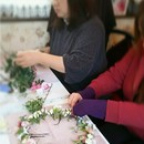 お花のあるくらし いけばな、フラワー教室の講座の風景