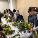 リースやスワッグでお部屋に彩りをプラス！の講座の風景