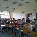 宮本眞理子　折り紙ORIART教室の講座の風景