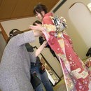 美しく見える着付けを学びましょうの講座の風景