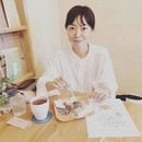 Hiapoチョークアート＆ロースイーツ教室の講座の風景