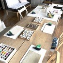 天然石ワイヤージュエリー教室Ami Jewelryの講座の風景
