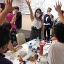 可愛い花あんこアート × 教室プロデュース の講座の風景
