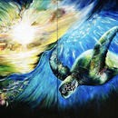 創造の海と花の描き方講座の講座の風景