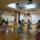 キラキラ子供大人Hawaiian Hula大阪の講座の風景