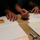 アートの世界へのはじめの一歩をお手伝いの講座の風景