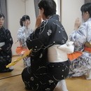 藤蔭万伊都日本舞踊教室の講座の風景