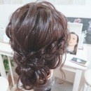 ヘアーアレンジを学んで大変身！！の講座の風景