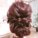 ヘアーアレンジを学んで大変身！！の講座の風景