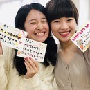書いて楽しく、渡して喜ばれる筆文字「ご縁はがき」の講座の風景