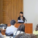 女性の品格と人格を磨く！おもてなしスクール英華の講座の風景