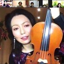 久米晶子🌟音楽教室(バイオリン演奏を通して)の講座の風景