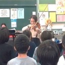 久米晶子🌟音楽教室(バイオリン演奏を通して)の講座の風景